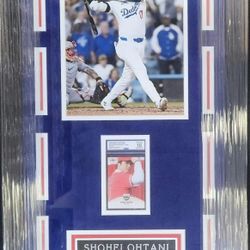Dodgers Shohei Ohtani Graded 10 (GCC) Display Piece 