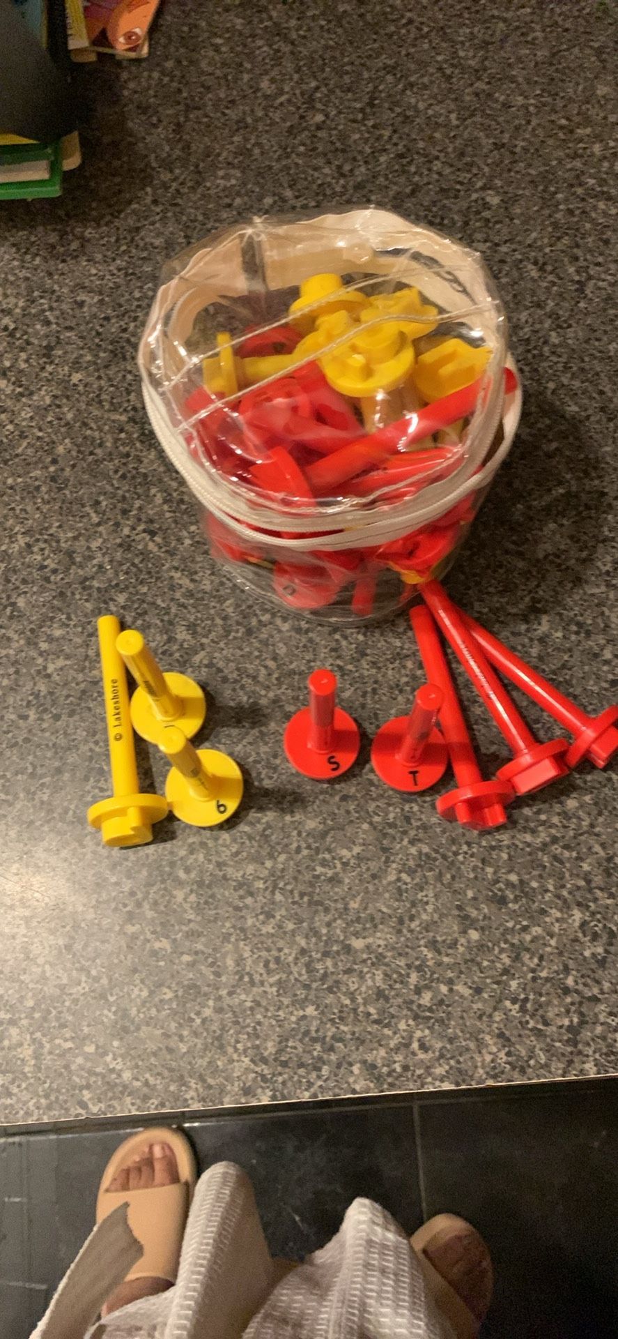 Uppercase Alphabet And Number Doug Stamps