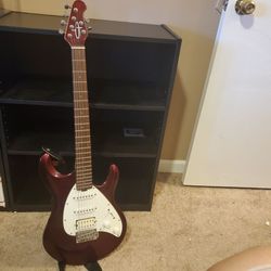 OLP "Sillhouette", Wine red electric guitar (music man licensed)