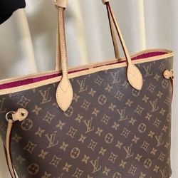 Louis Vuitton embossed shopping bag