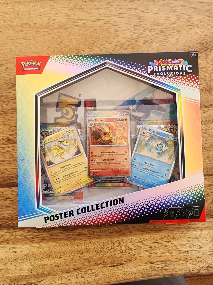 Pokemon Prismatic Evolutions Poster Collection