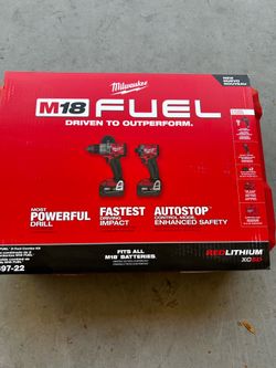Milwaukee Impact and Drill set