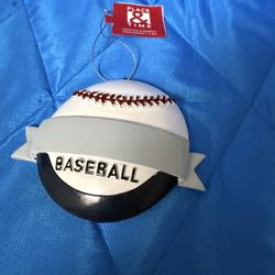 Place & Time Baseball Ornament Christmas decor 