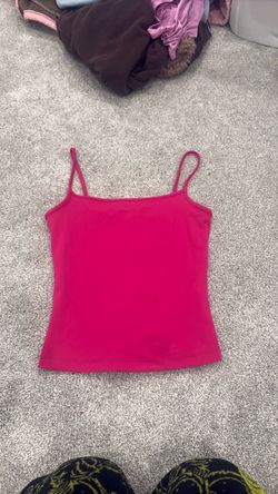 Hot Pink Spaghetti Strap Cami Top