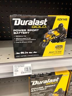 Motorcycle batteries brand new