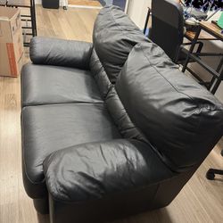 Leather couch 