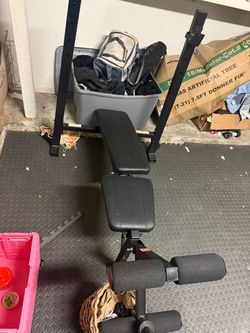 Weight bench and weight bar