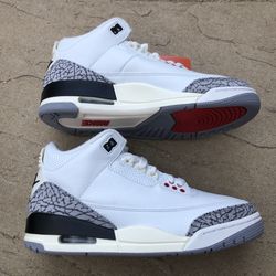 New Nike Air Jordan 3 Retro White Cement Reimagined Men’s 6, Youth 6y, Women’s 7.5