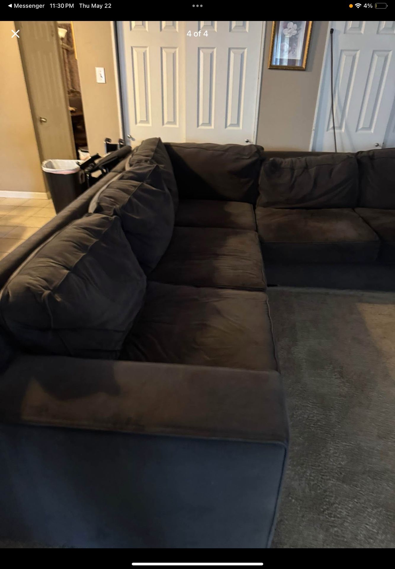 3 Piece Sectional HUGE &SPACIOUS