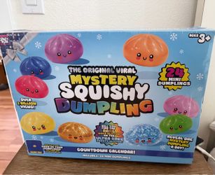 Mystery Squishy Dumpling Countdown Calendar 24 Pack