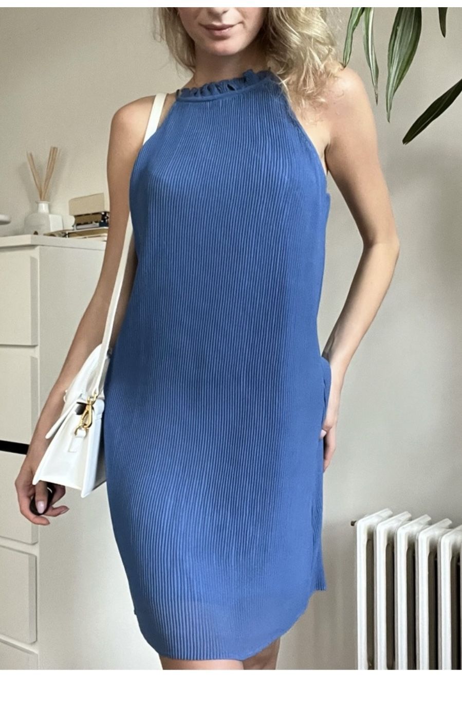 Mango Blue Dress Size 4