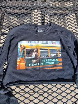 Seinfeld Cropped Black Long Sleeve T-shirt Women's Size Small
