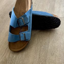 Birkenstock Arizona Soft Footbed Suede Leather 