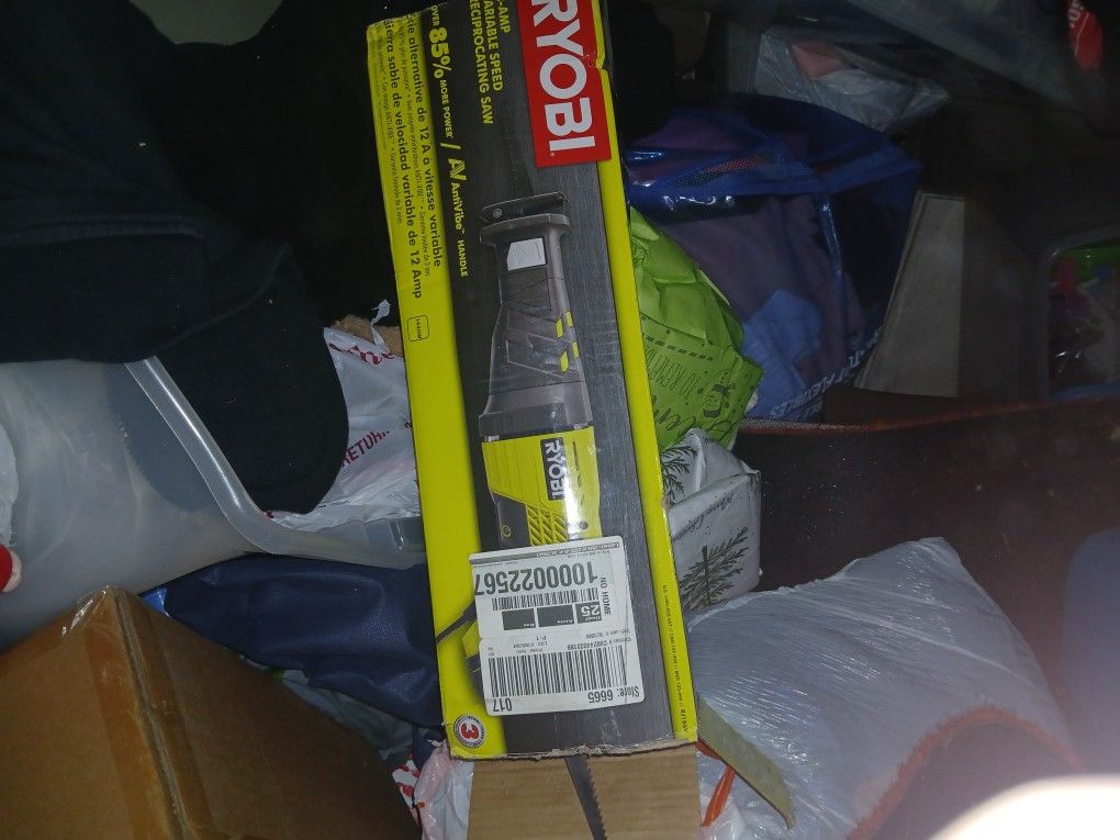 Ryobi Sawzall Corded Almost New