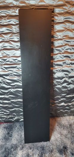 Black Rectangular Shelf Board