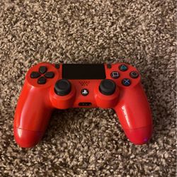 Red PS4 Controller