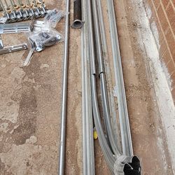 Single garage door harware