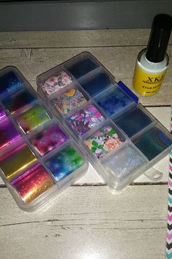 Foils $15 each set of 2 box with glue