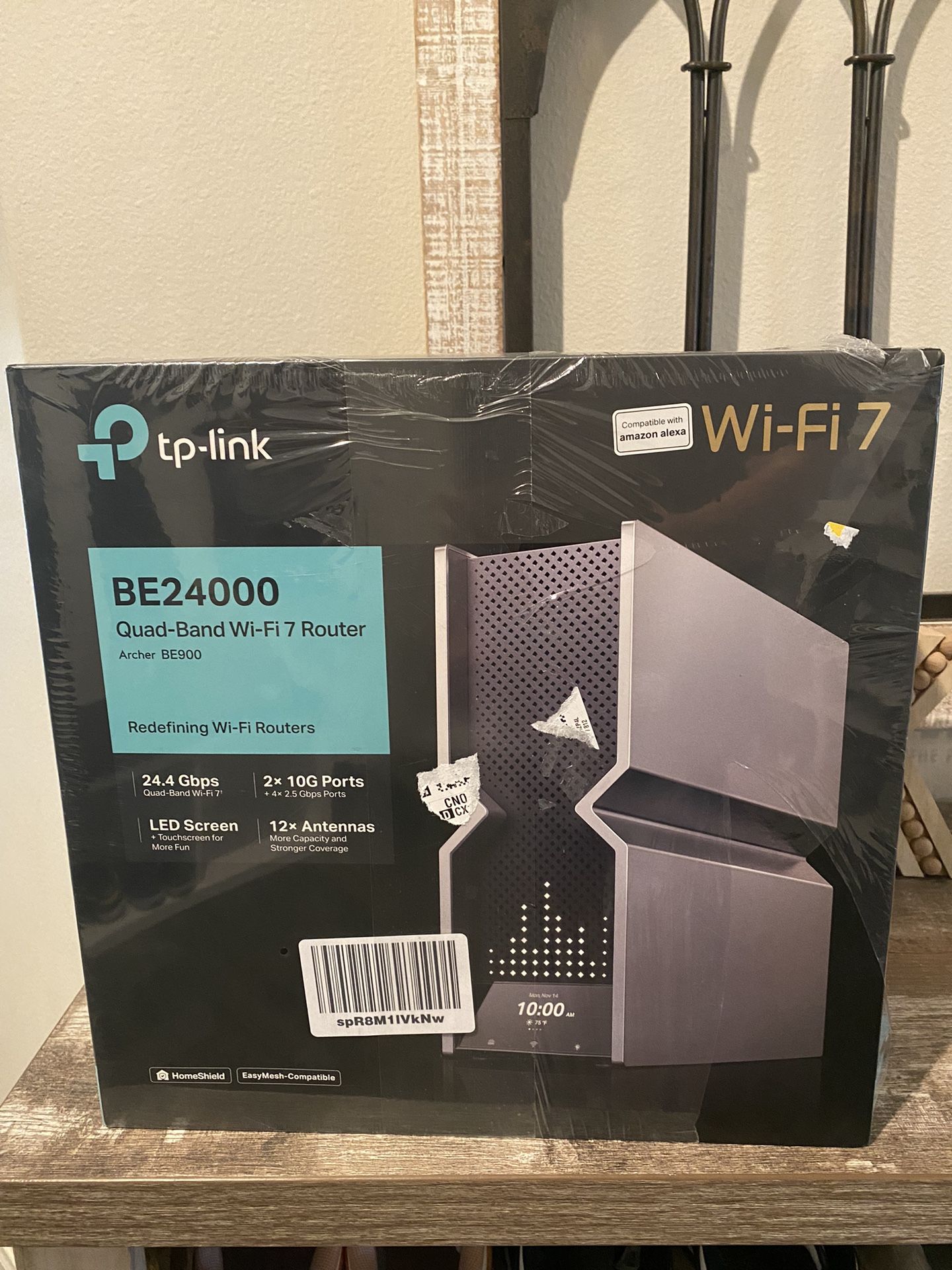 BRAND NEW SEALED TP-Link Archer BE24000 Quad-Band Wi-Fi 7 Router (Archer BE900)