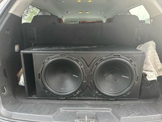 2 12” P1 subs with box