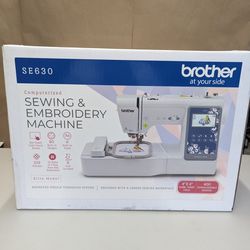 Brother Se630 Computerized Sewing And EmBroidery Machine