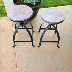 2 Adjustable Stools  $25.00