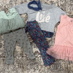 Lot Of Size 18 And 18-24 Month Girls Clothes 