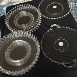 Candlewick Glass Salad Plates 