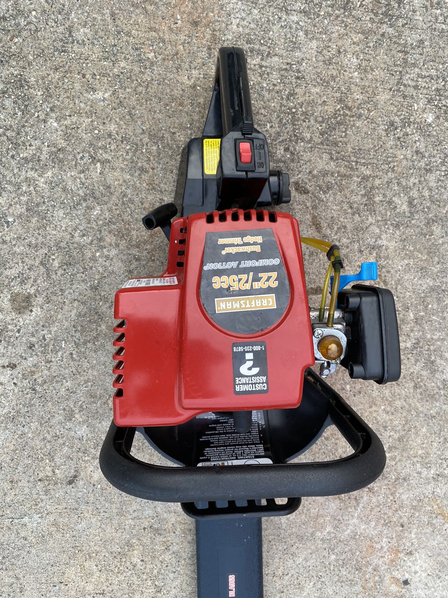 Craftsman 22”/25CC Gas Bushwacker Hedge Trimmer