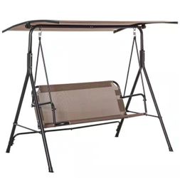 Outdoor Patio Swing with Canopy