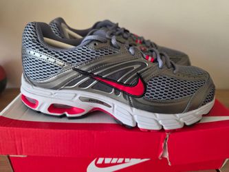 Nike Air Max Moto 2K - Smoke Grey/Metallic Silver/University Red - Men's 8 - Brand New In Box