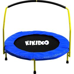 Kikidoo Kids Mini Trampoline with Handle Bar