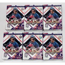 (6) 2020 Topps Fire Baseball Hanger Boxes 6 Box Lot Factory Sealed Auto ? Insert ? MLB Cards