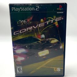 Corvette Sony PlayStation 2 PS2 Complete W Manual Car Racing Video Game