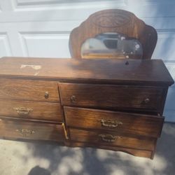 Dresser And Mirror