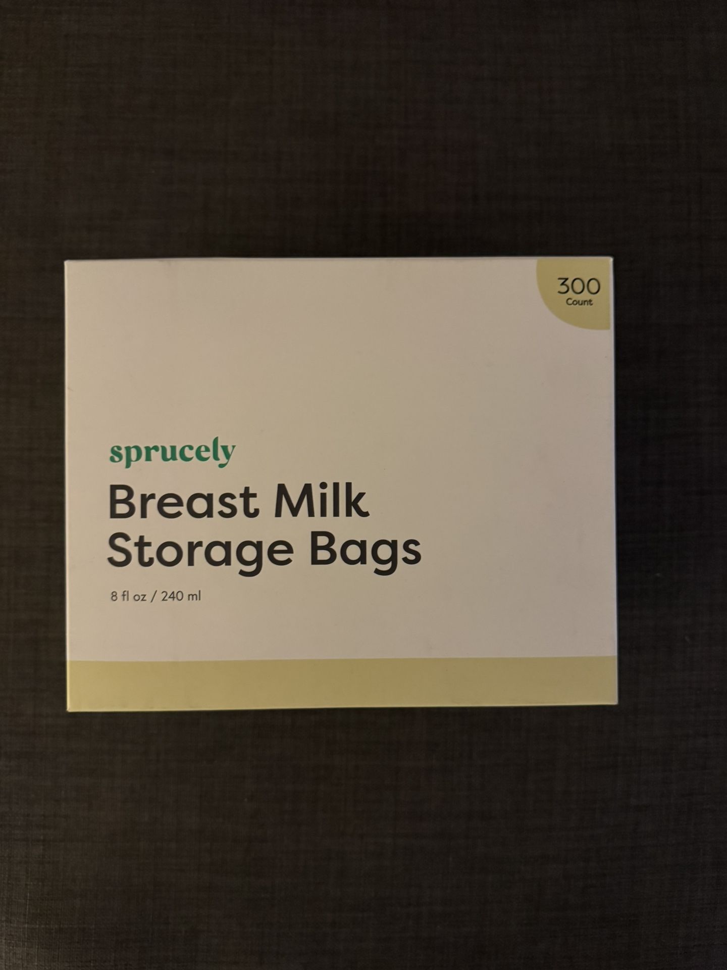 Sprucely Breast Milk Storage Bags 300count, Never Used.