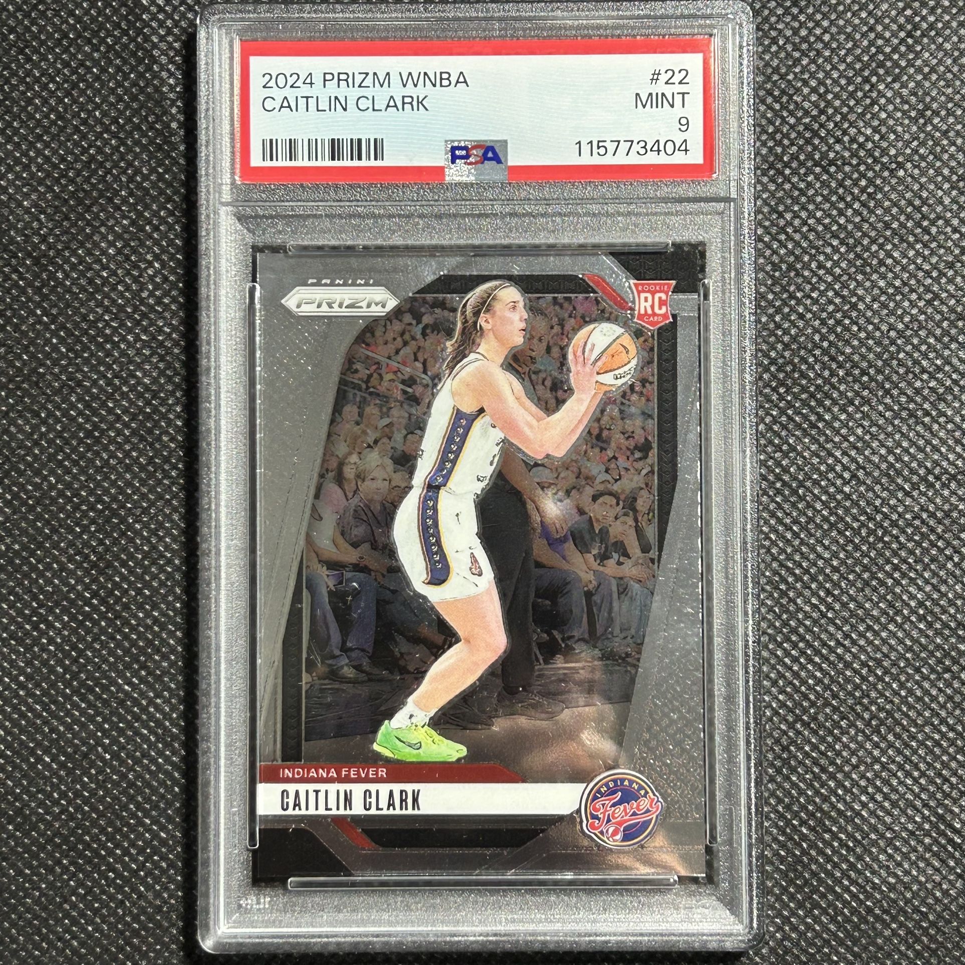 2024 Panini Prizm WNBA Basketball Caitlin Clark Rookie RC #22 PSA 9 MINT Indiana Fever