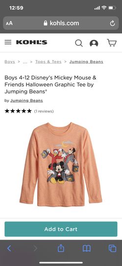 Mickey Halloween Longsleeve Shirt Size 10