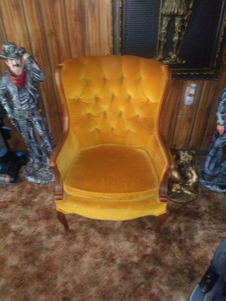 Vintage High Back Chair