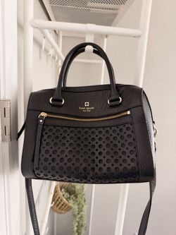 Kate Spade New York black satchel/crossbody bag