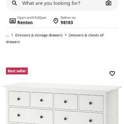 IKEA Hemnes Dresser, $100