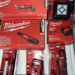 Milwaukee Tools All Brand New 