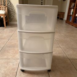 Sterilite 3 Drawer Storage With Wheels