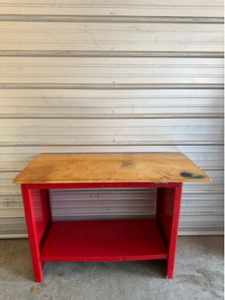 Craftsman Heavy Duty Workbench 48” Garage Work Table Steel Frame