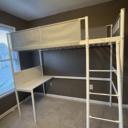 Twin Loft Bed With Desk