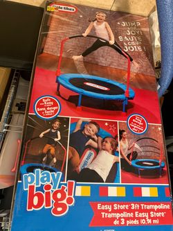Little Tikes Easy Store 3ft Trampoline