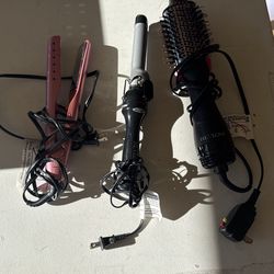 Hair Straightener And Curly Iron