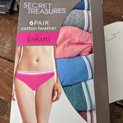 6 Pair Cotton  Bikini 