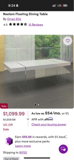 Floating Dining Table / Desk