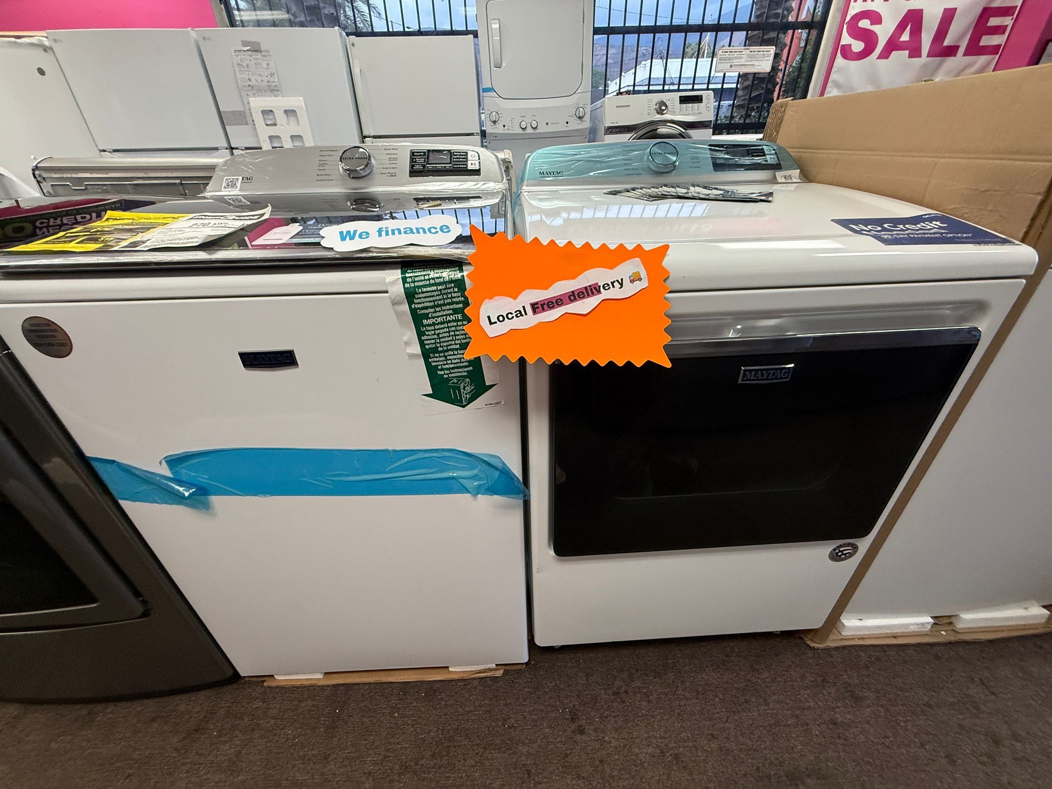 WASHER AND DRYER